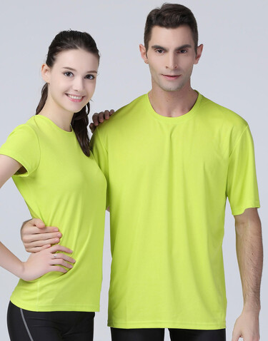 Result Performance T-Shirt, Lime Green, L bedrucken, Art.-Nr. 035335215