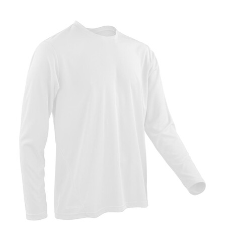Result Performance T-Shirt LS, White, M bedrucken, Art.-Nr. 036330004