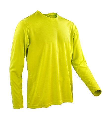 Result Performance T-Shirt LS, Lime Green, S bedrucken, Art.-Nr. 036335213