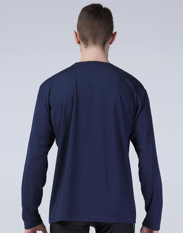 Result Performance T-Shirt LS, Navy, S bedrucken, Art.-Nr. 036332003