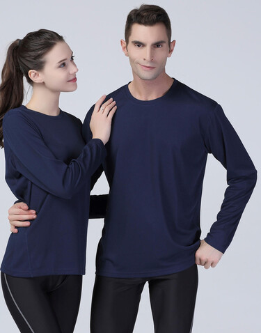Result Performance T-Shirt LS, Navy, XL bedrucken, Art.-Nr. 036332006
