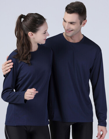 Result Performance T-Shirt LS, White, M bedrucken, Art.-Nr. 036330004