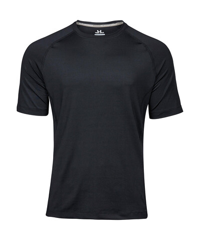 Tee Jays COOLdry Tee, Black, L bedrucken, Art.-Nr. 037541015