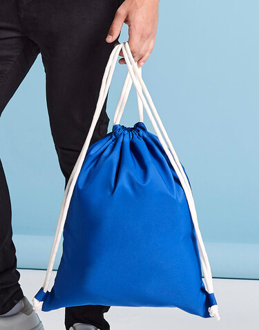 Bag Base Icon Gymsac, Bright Royal, One Size bedrucken, Art.-Nr. 039293060