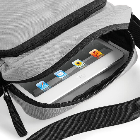 Bag Base Across Body Bag, Light Grey, One Size bedrucken, Art.-Nr. 041291380