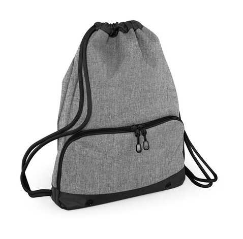 Bag Base Athleisure Gymsac, Grey Marl, One Size bedrucken, Art.-Nr. 047291280