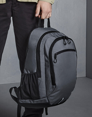 Quadra Endeavour Backpack, Graphite Grey, One Size bedrucken, Art.-Nr. 052301310