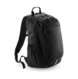 Quadra Endeavour Backpack, Jet Black, One Size bedrucken, Art.-Nr. 052301050 Quadra Endeavour Backpack, Jet Black, One Size bedrucken, Art.-Nr. 052301050