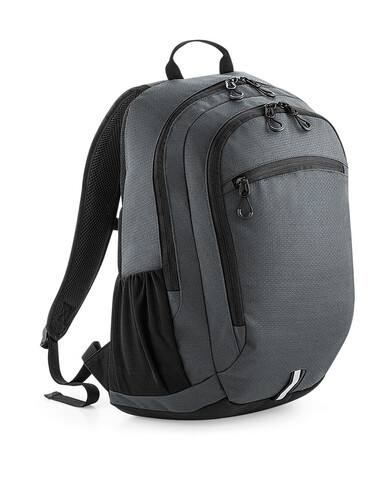 Quadra Endeavour Backpack, Graphite Grey, One Size bedrucken, Art.-Nr. 052301310