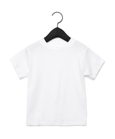 Bella Toddler Jersey Short Sleeve Tee, White, 5T bedrucken, Art.-Nr. 053060004