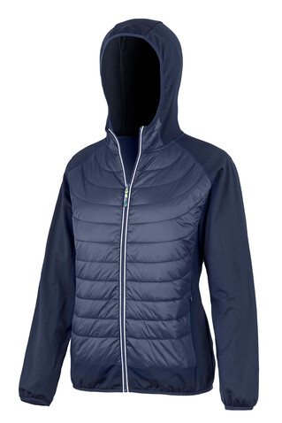 Result Women`s Zero Gravity Jacket, Navy/Navy, L bedrucken, Art.-Nr. 057332485