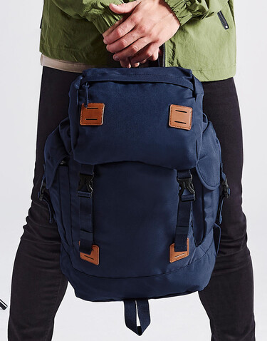 Bag Base Urban Explorer Backpack, Black/Tan, One Size bedrucken, Art.-Nr. 069291620