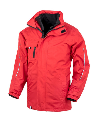 Result Printable 3-in-1 Transit Jacket, Red, M bedrucken, Art.-Nr. 071334004