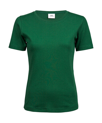 Tee Jays Ladies` Interlock T-Shirt, Forest Green, 3XL bedrucken, Art.-Nr. 101545438