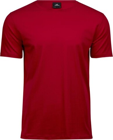 Tee Jays Luxury Tee, Red, 2XL bedrucken, Art.-Nr. 106544007