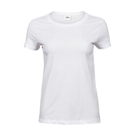 Tee Jays Ladies` Luxury Tee, White, XL bedrucken, Art.-Nr. 107540006