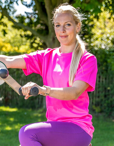 Result Aircool Tee, Super Pink, 2XL bedrucken, Art.-Nr. 110334126