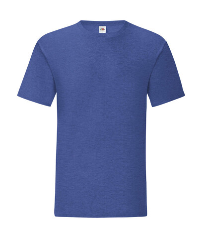 Fruit of the Loom Iconic 150 T, Heather Royal, 2XL bedrucken, Art.-Nr. 111013025