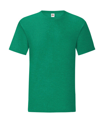 Fruit of the Loom Iconic 150 T, Heather Green, M bedrucken, Art.-Nr. 111015152