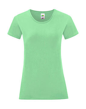 Fruit of the Loom Ladies` Iconic 150 T, Neomint, L bedrucken, Art.-Nr. 112015135