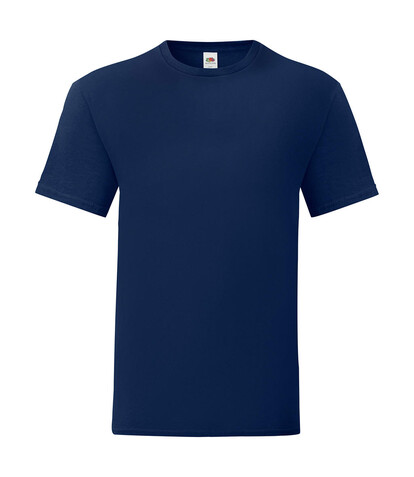 Fruit of the Loom Kids` Iconic 150 T, Navy, 104 (3-4) bedrucken, Art.-Nr. 113012003