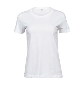 Tee Jays Ladies` Sof Tee, White, S bedrucken, Art.-Nr. 119540002