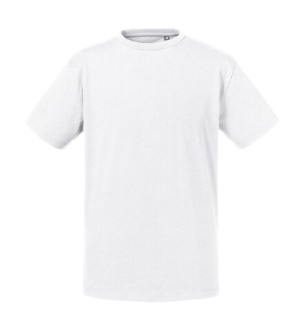 Russell Europe Kids` Pure Organic Tee, White, XL (140/9-10) bedrucken, Art.-Nr. 121000006