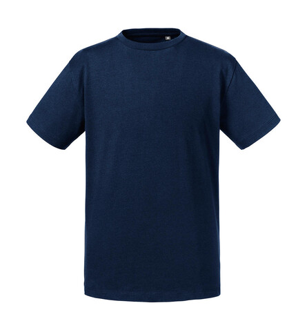 Russell Europe Kids` Pure Organic Tee, French Navy, 2XL (152/11-12) bedrucken, Art.-Nr. 121002017