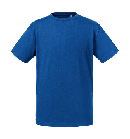 Russell Europe Kids` Pure Organic Tee, Bright Royal, M (116/5-6) bedrucken, Art.-Nr. 121003064
