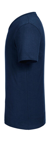 Russell Europe Men`s Pure Organic V-Neck Tee, French Navy, XS bedrucken, Art.-Nr. 123002012