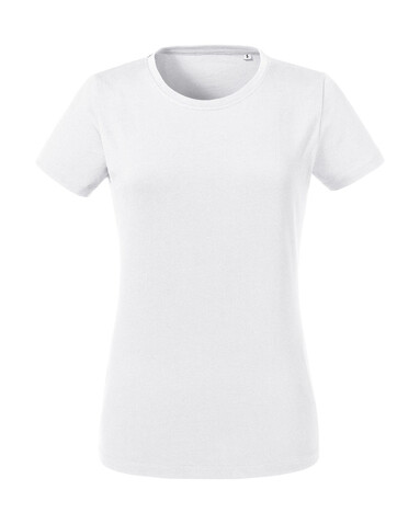 Russell Europe Ladies` Pure Organic Heavy Tee, White, XS bedrucken, Art.-Nr. 125000002