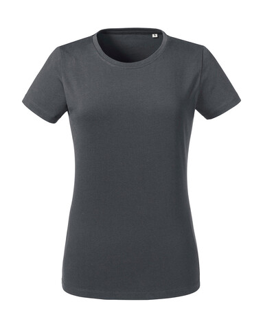 Russell Europe Ladies` Pure Organic Heavy Tee, Convoy Grey, XS bedrucken, Art.-Nr. 125001272