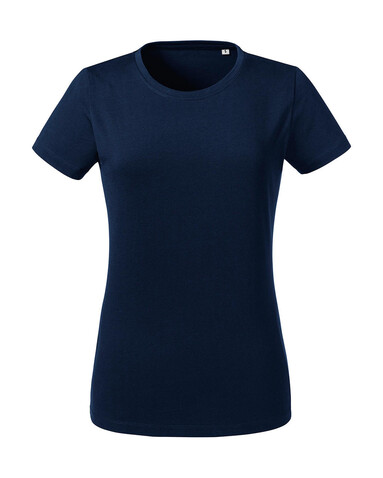Russell Europe Ladies` Pure Organic Heavy Tee, French Navy, L bedrucken, Art.-Nr. 125002015