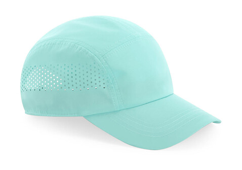 Beechfield Technical Running Cap, Aqua, One Size bedrucken, Art.-Nr. 125693230