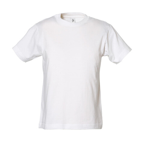 Tee Jays Junior Power Tee, White, 4/6 (110-120cm) bedrucken, Art.-Nr. 128540003
