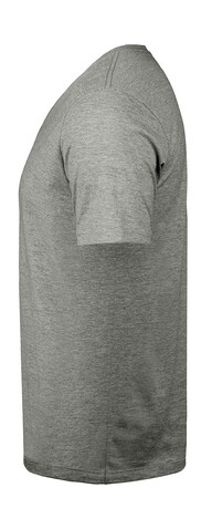 Tee Jays Luxury V-Neck Tee, Heather Grey, 3XL bedrucken, Art.-Nr. 129541238