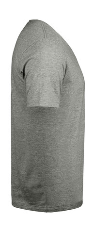 Tee Jays Luxury V-Neck Tee, Heather Grey, 3XL bedrucken, Art.-Nr. 129541238