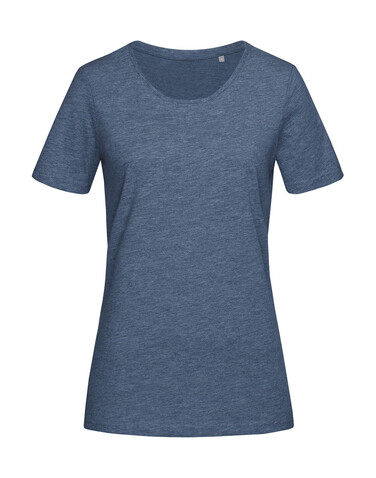Stedman LUX for women, Dark Denim Heather, XL bedrucken, Art.-Nr. 163053246