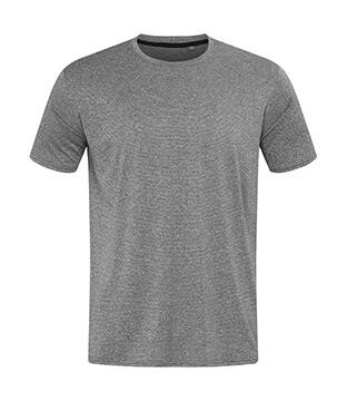 Stedman Recycled Sports-T Move Men, Grey Heather, 2XL bedrucken, Art.-Nr. 174051237
