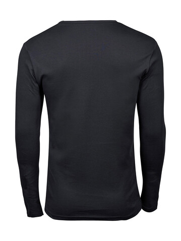 Tee Jays Men`s LS Interlock T-Shirt, Navy, L bedrucken, Art.-Nr. 174542005