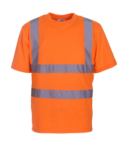 Yoko Fluo T-Shirt, Fluo Orange, L bedrucken, Art.-Nr. 177774053