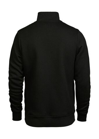 Tee Jays Half Zip Sweatshirt, Black, S bedrucken, Art.-Nr. 201541013