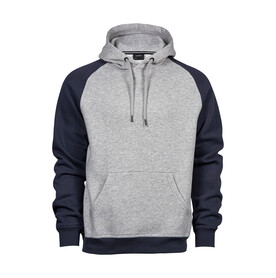 Tee Jays Two-Tone Hooded Sweatshirt, Heather/Navy, S bedrucken, Art.-Nr. 206541523 Tee Jays Two-Tone Hooded Sweatshirt, Heather/Navy, S bedrucken, Art.-Nr. 206541523