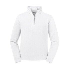 Russell Europe Authentic 1/4 Zip Sweat, White, XS bedrucken, Art.-Nr. 211000002