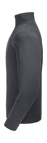 Russell Europe Authentic 1/4 Zip Sweat, Black, XL bedrucken, Art.-Nr. 211001016