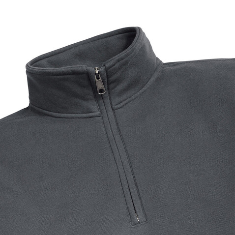 Russell Europe Authentic 1/4 Zip Sweat, Burgundy, M bedrucken, Art.-Nr. 211004484