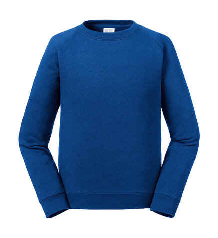 Russell Europe Kids` Authentic Raglan Sweat, Bright Royal, L (128/7-8) bedrucken, Art.-Nr. 214003065
