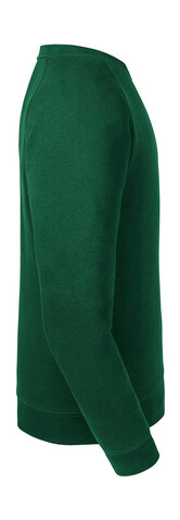 Russell Europe Kids` Authentic Raglan Sweat, Bottle Green, M (116/5-6) bedrucken, Art.-Nr. 214005404