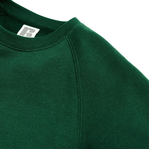 Russell Europe Kids` Authentic Raglan Sweat, Burgundy, M (116/5-6) bedrucken, Art.-Nr. 214004484