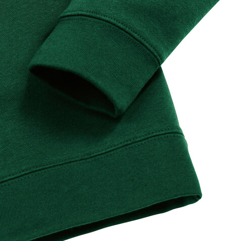 Russell Europe Kids` Authentic Raglan Sweat, Bottle Green, M (116/5-6) bedrucken, Art.-Nr. 214005404